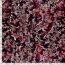Polyester Satin bunte Tierfellkunst - dunkelrot