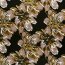 Polyester Satin Blüten - oliv