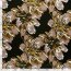 Polyester Satin Blüten - oliv