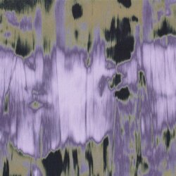 Polyester Satin bunte Batik - lila