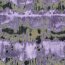 Polyester Satin bunte Batik - lila