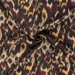 Polyester Satin Samt verschwommene Kreise - lila