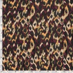 Polyester Satin Samt verschwommene Kreise - lila