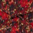 Polyester Satin Samt bunte Kunst - tiefrot