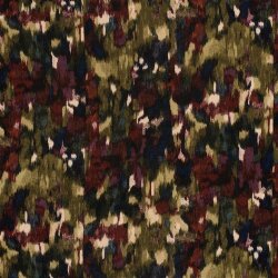 Polyester Satin Samt bunte Kunst - kaltbraun