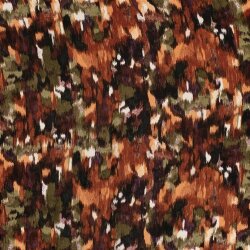Polyester Satin Samt bunte Kunst - steinrot
