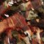 Polyester Satin Samt bunte Kunst - steinrot
