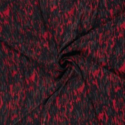 Polyester Satin Samt Muster - rot