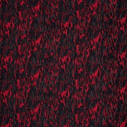 Polyester Satin Samt Muster - rot