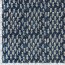 Baumwollvoile Blumenreihen - dunkel indigo