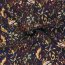Satin Duchesse Paisley - dunkelblau