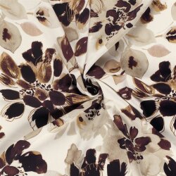 Viskosesatin Blumen