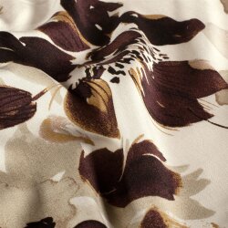 Viskosesatin Blumen
