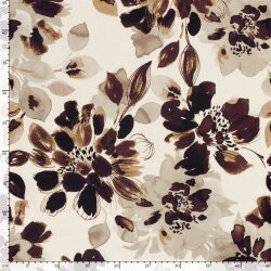 Viskosesatin Blumen
