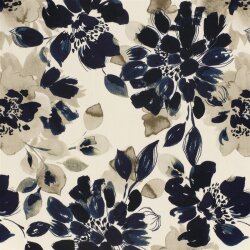 Viskosesatin Blumen