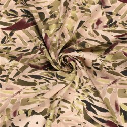 Viskose Twill Blumenmuster - soft helloliv