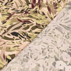 Viskose Twill Blumenmuster - soft helloliv