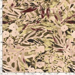 Viskose Twill Blumenmuster - soft helloliv