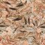 Viskose Twill Blumenmuster - soft ziegelrot