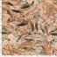 Viskose Twill Blumenmuster - soft ziegelrot