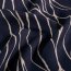 Viskose Twill Streifenmuster - dunkelblau