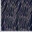 Viskose Twill Streifenmuster - dunkelblau