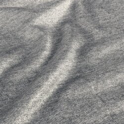 Baumwolljersey Lurex Uni - silber
