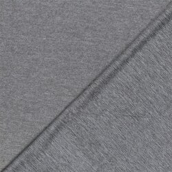 Baumwolljersey Lurex Uni - silber