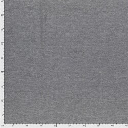 Baumwolljersey Lurex Uni - silber