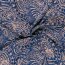 Polyester Satin Samt Paisley Kunst - hellrosa