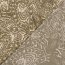 Polyester Satin Samt Paisley Kunst - kaltbraun