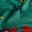 Polyester Satin Samt LEAVES