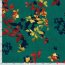 Polyester Satin Samt LEAVES