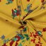 Polyester Satin Samt LEAVES