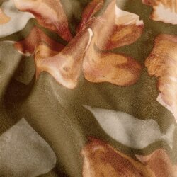 Polyester Satin Samt Blumen