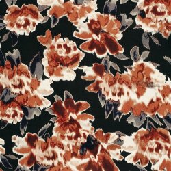 Polyester Satin Samt Blumen