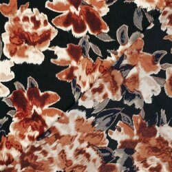 Polyester Satin Samt Blumen