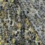 Polyester Satin Samt LEAVES  schwarz