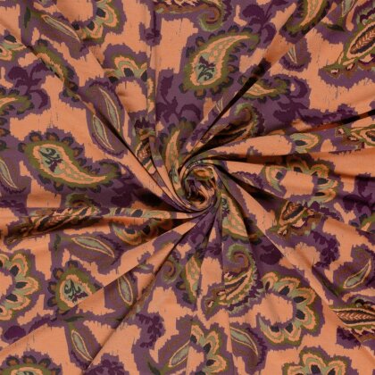 Viskose Jersey Paisley