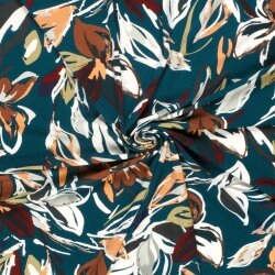 Viskose Jersey Blumen