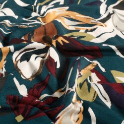 Viskose Jersey Blumen