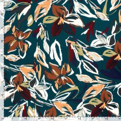 Viskose Jersey Blumen