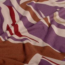 Viskose Jersey bunte Formen - helllila