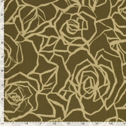 Viskose Jersey Abstrakt - taupe