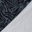 Viskose Jersey Zebrastreifen - stahlblau