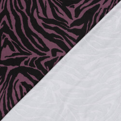 Viskose Jersey Zebrastreifen - lila