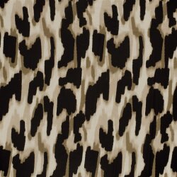 Viskose Jersey Pinselstriche - schwarz