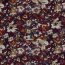Viskose Jersey Blumen - dunkelblau