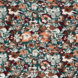 Viskose Jersey Blumen