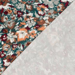 Viskose Jersey Blumen